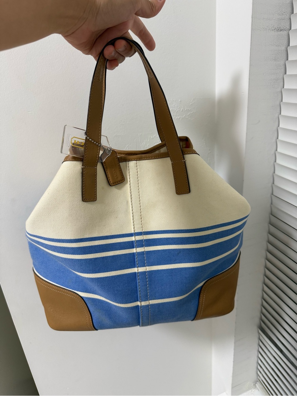 Coach Cotton Cloth Denim Tote